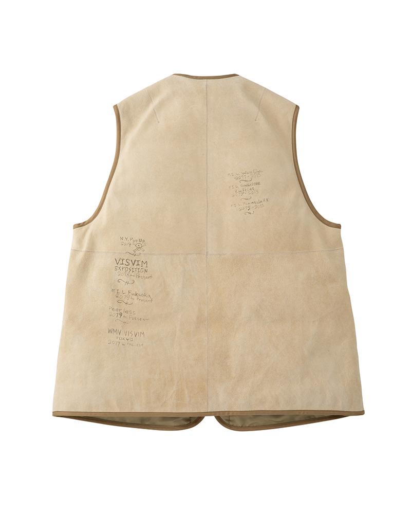 テレビで話題 visvim TANA DEERSKIN DOWN VEST N.D. BE sushitai.com.mx